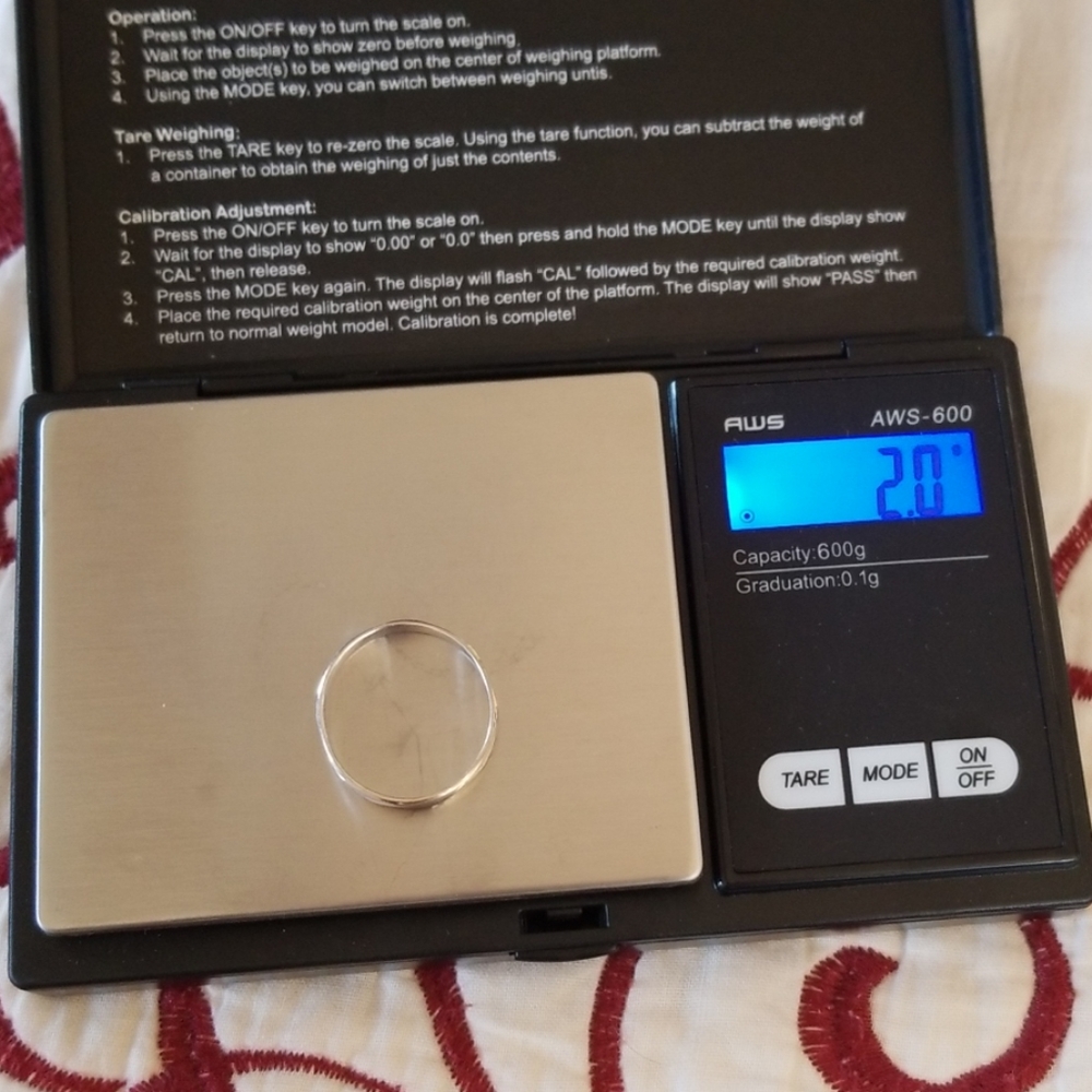 18k Solid Gold Man Ring - image 2